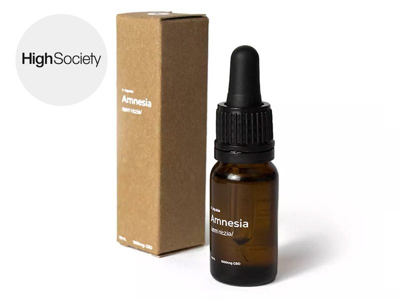 E-liquide CBD E-liquide Amnesia CBD (100mg) High Society