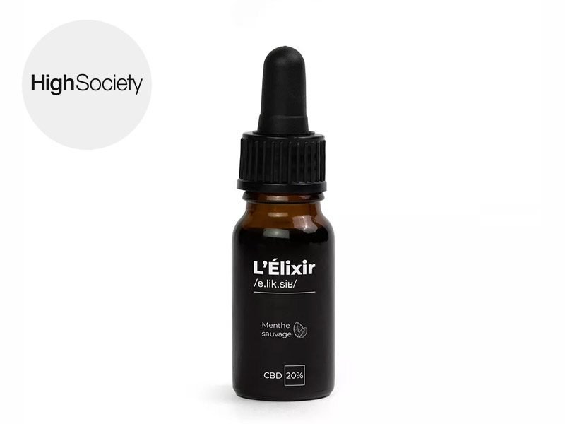 Huile CBD Huile CBD 20% bio (menthe) High Society