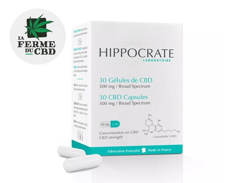 Capsules CBD Gélules CBD (300mg) Hippocrate