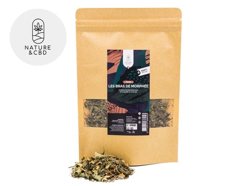 Infusion CBD Infusion CBD Les Bras de Morphée Nature et CBD