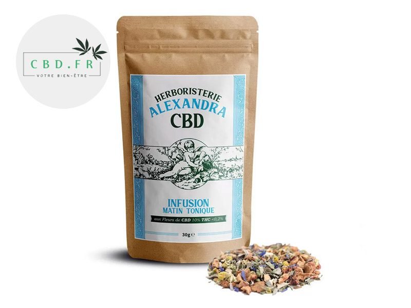 Infusion CBD Infusion CBD Thé Matin Tonique Bio Herboristerie Alexandra