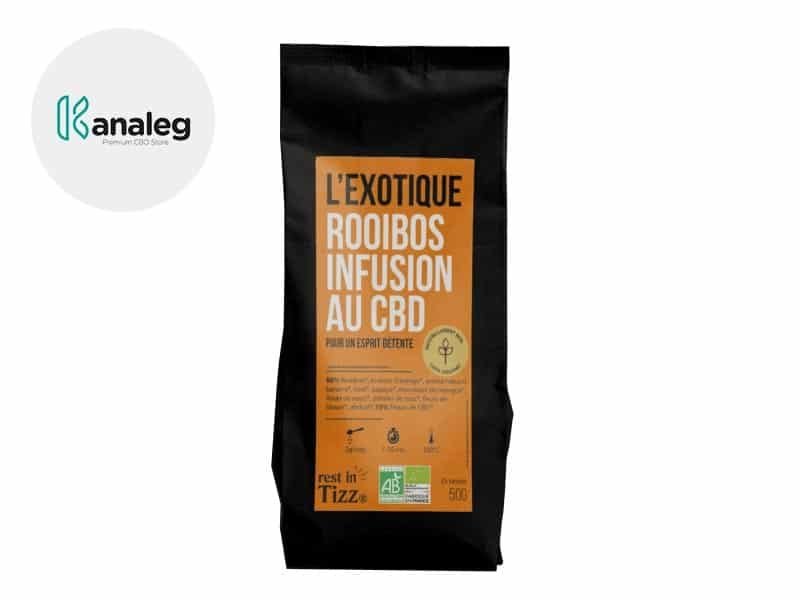 Infusion CBD Infusion CBD Tisane bio L'Exotique Tizz