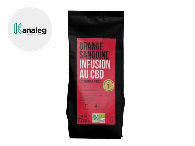 Infusion CBD Infusion CBD Tisane bio Orange Sanguine Tizz
