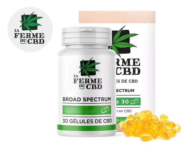 Capsules CBD Capsules CBD (750mg) La Ferme du CBD