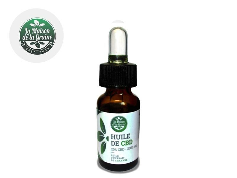 Huile CBD Huile CBD 20% bio La Maison De La Graine