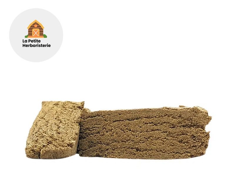 Haschich CBD Résine Raw Natural CBG 27% La Petite Herboristerie