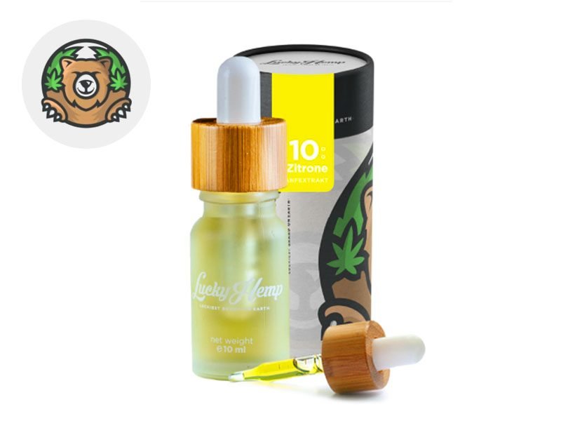 Huile CBD Huile CBD 10% bio (Citron) Lucky Hemp