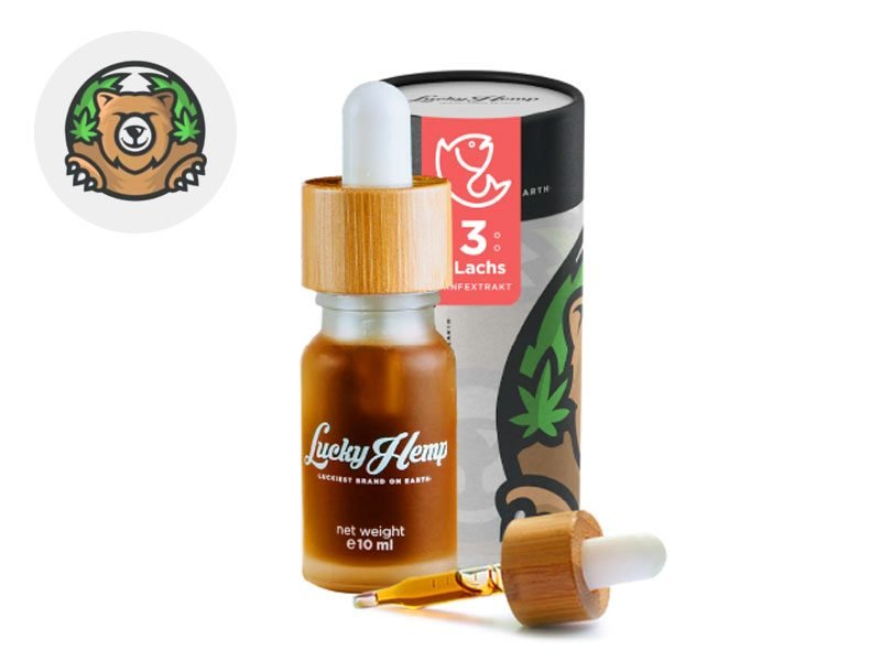 Huile CBD pour animaux Huile CBD Chat 3% Lucky Hemp