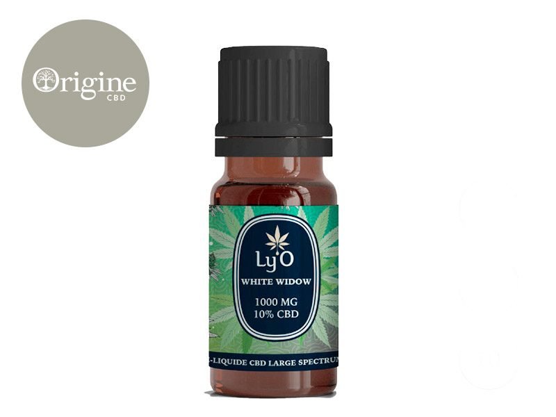 E-liquide CBD E-Liquide White Widow CBD (Sans THC) (1000mg) Ly'O