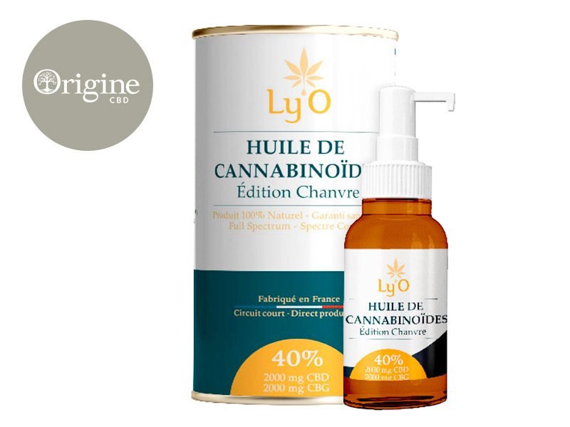 Huile CBD Huile CBD CBG 40% bio Ly'O