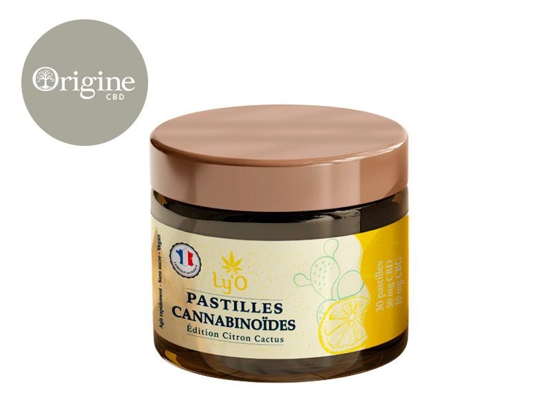 Capsules CBD Pastilles CBD CBG (1200mg) Citron Cactus Ly'O
