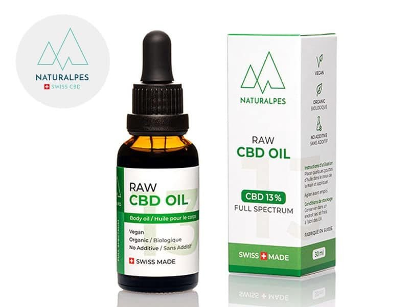 Huile CBD Huile CBD 13% bio Raw Naturalpes