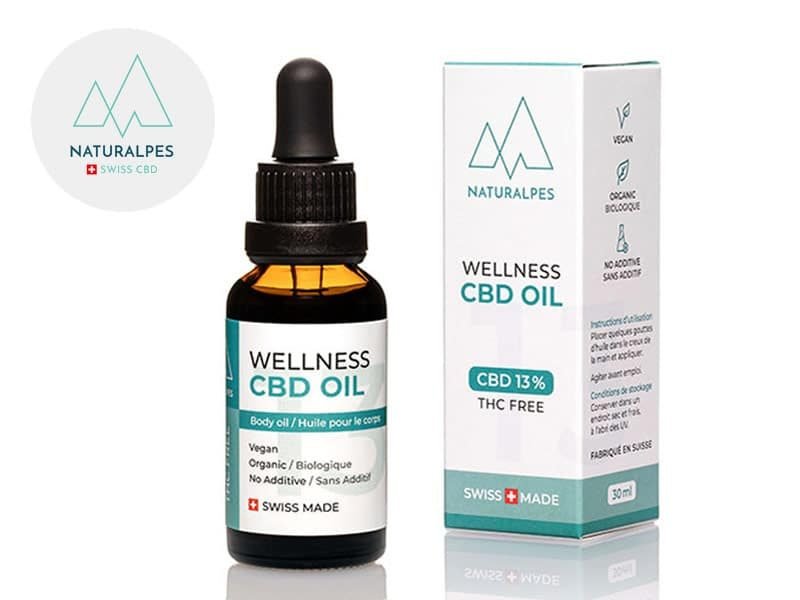 Huile CBD Huile CBD 13% bio Wellness Naturalpes