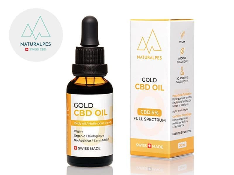 Huile CBD Huile CBD 5% bio Gold Naturalpes