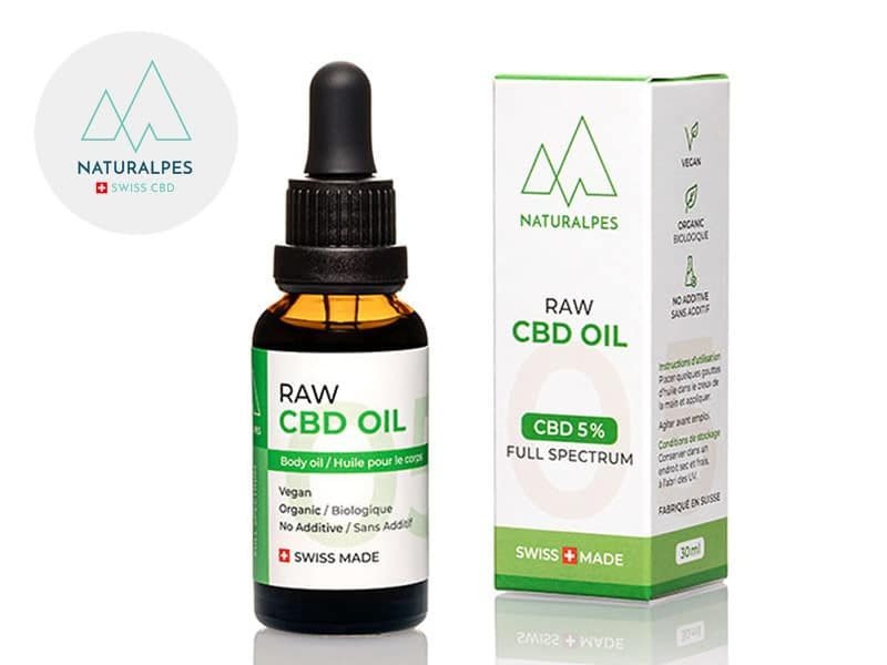 Huile CBD Huile CBD 5% bio Raw Naturalpes