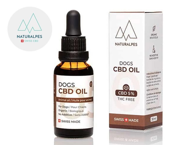 Huile CBD pour animaux Huile CBD Chien 5% Naturalpes