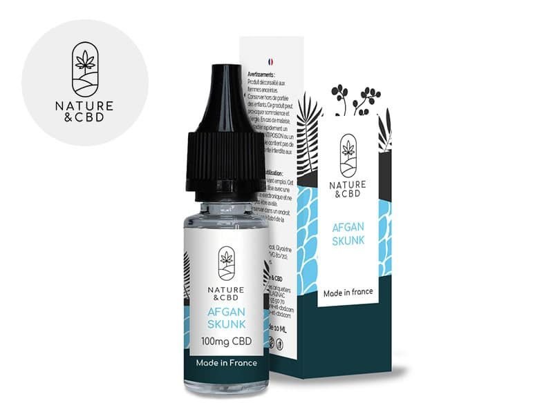 E-liquide CBD E-liquide Afghan Skunk CBD (700mg) Nature et CBD