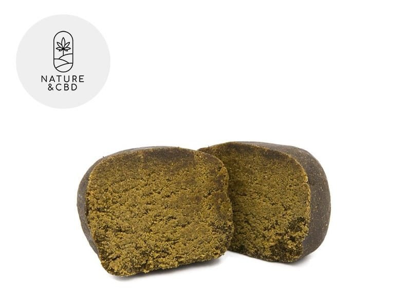 Haschich CBD Résine The King CBD 10% Nature et CBD