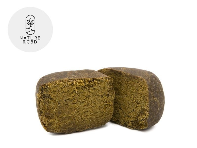 Haschich CBD Résine The King CBD CBG 20% Nature et CBD