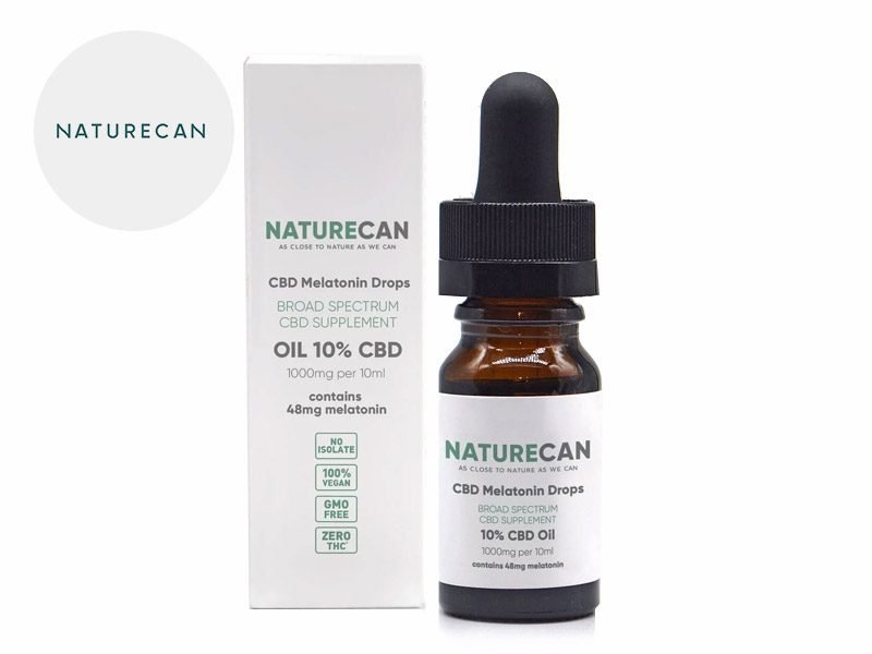 Huile CBD Huile Mélatonine CBD 10% bio Naturecan
