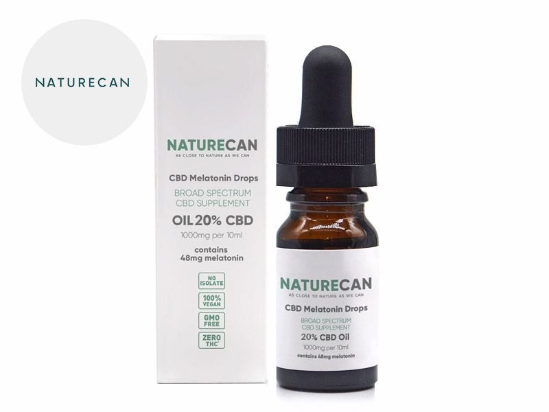 Huile CBD Huile Mélatonine CBD 20% bio Naturecan
