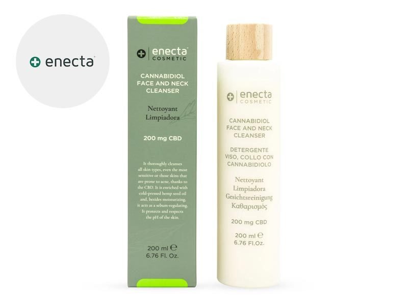 Crème CBD Nettoyant CBD Visage et Cou Enecta