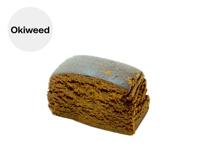 Haschich CBD Banana Hash CBD 27% Okiweed