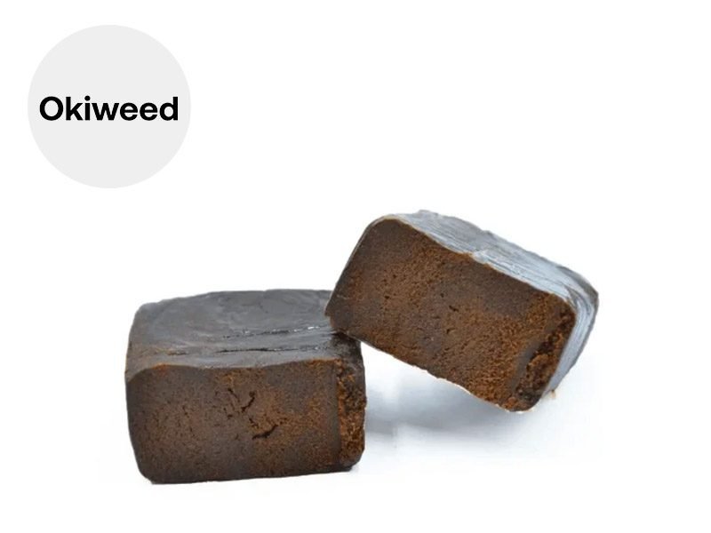 Haschich CBD Hash Black Afghan THV+ Okiweed