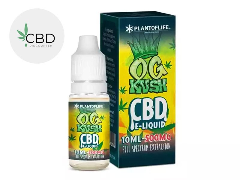 E-liquide CBD E-liquide OG Kush CBD (300mg) Plantoflife