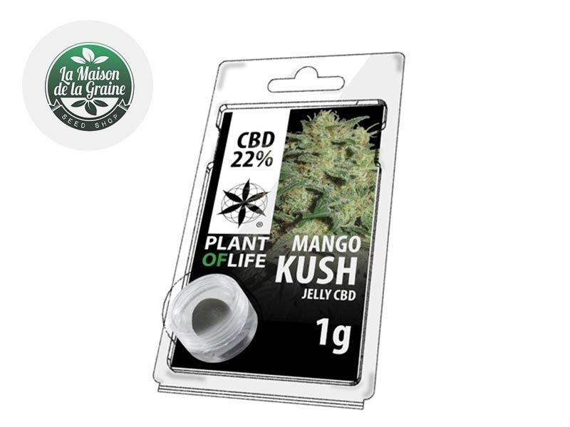 Haschich CBD Résine Mango Kush CBD 22% Plantoflife