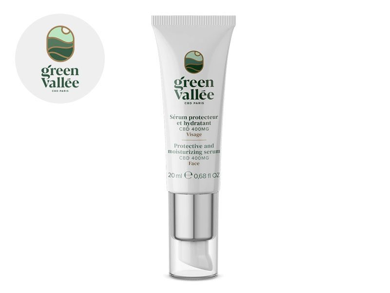 Crème CBD Sérum CBD Hydratant Visage Green Vallée