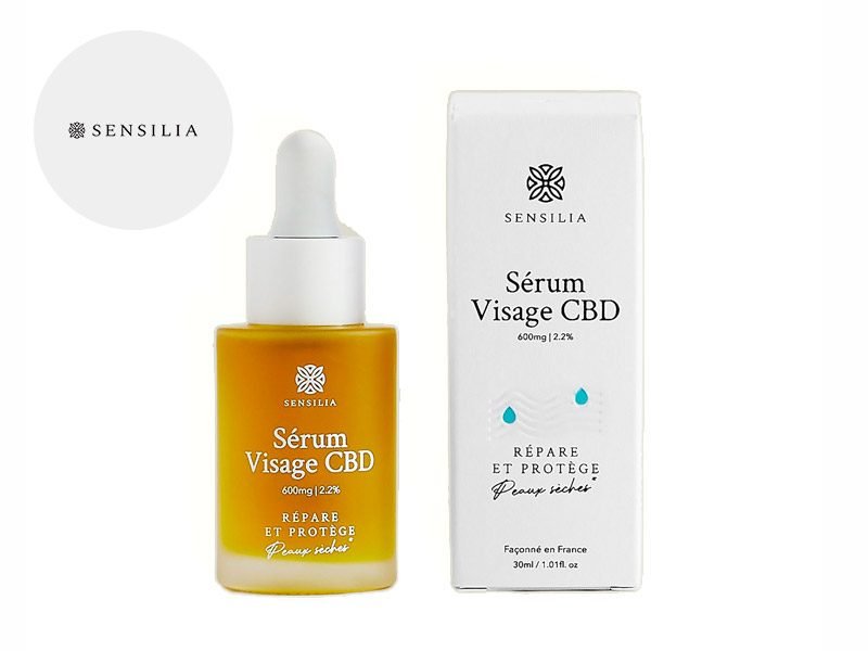 Crème CBD Sérum CBD Réparateur Visage Sensilia