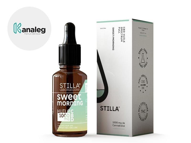 Huile CBD Huile CBD 10% bio (Vanille Poire) Stilla