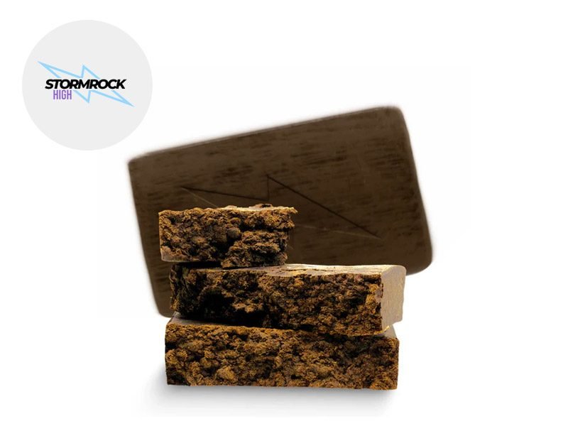 Haschich CBD Hash Caramello THV-N10 Stormrock High