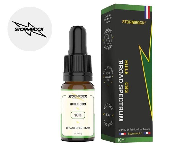 Huile CBD Huile CBG 10% bio Stormrock