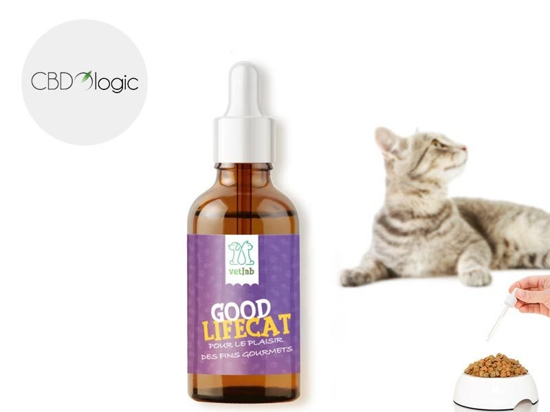 Huile CBD pour animaux Huile CBD Chat 2.5% VetLab