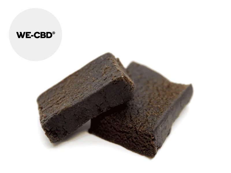 Haschich CBD Résine Strawberry Hash V2 CBD 34% 100g We-CBD