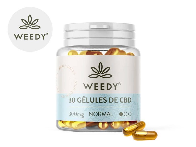 Capsules CBD Gélules CBD (300mg) Weedy