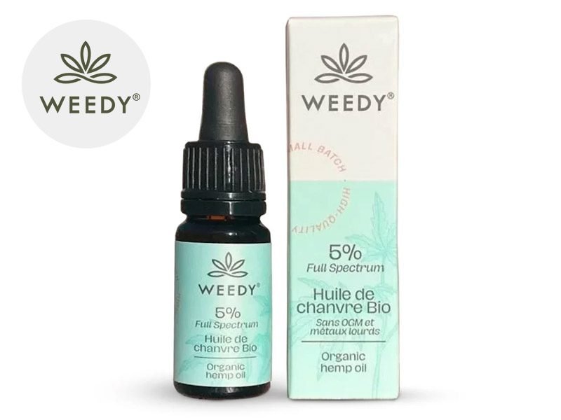 Huile CBD Huile CBD 5% bio Weedy