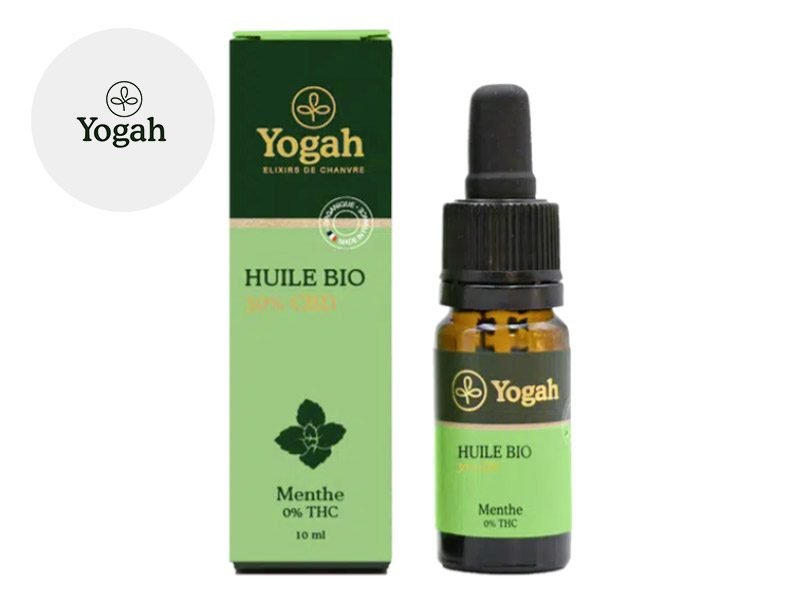 Huile CBD Huile CBD 30% bio (Menthe) Yogah
