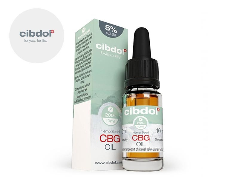 Huile CBD Huile CBG 5% bio Cibdol