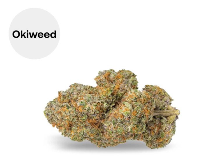 Fleurs CBD Fleur Strawberry Cake CBD+ Sous serre 32% Okiweed