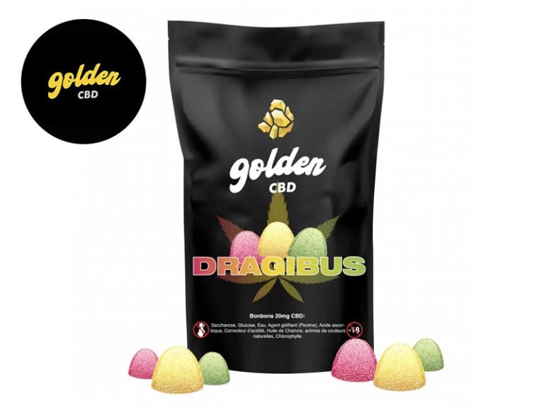 Bonbons CBD Bonbons Dragibus CBD Golden CBD