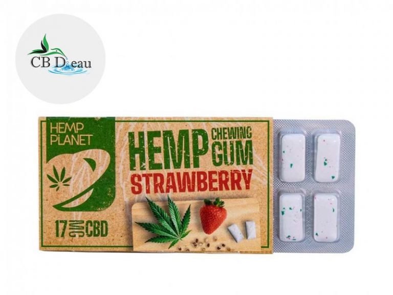 Chewing-gums CBD Chewing-gums Fraise CBD Hemp Planet