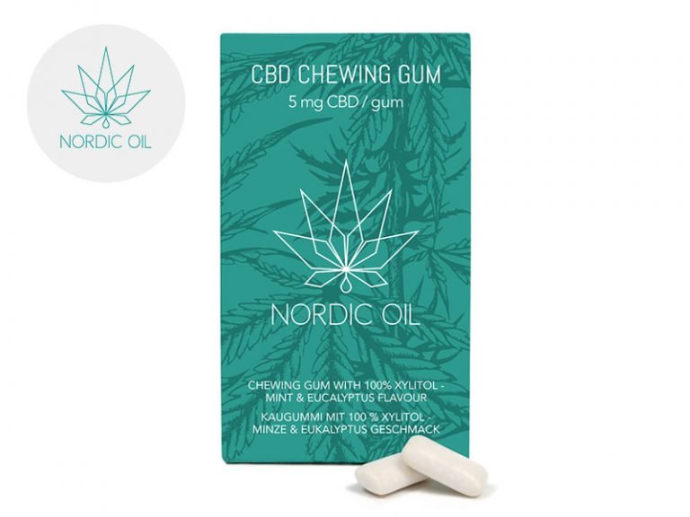 Chewing-gums CBD Chewing-gums Menthe CBD Nordic Oil