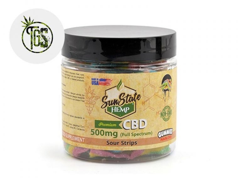 Bonbons CBD Bonbons Bandes Acidulées CBD Sunstate