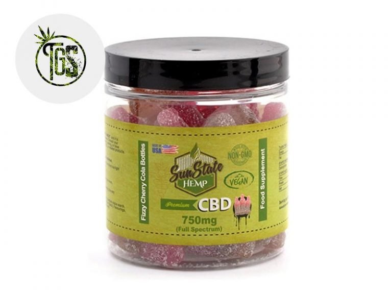 Bonbons CBD Bonbons Cola Cerise CBD Sunstate