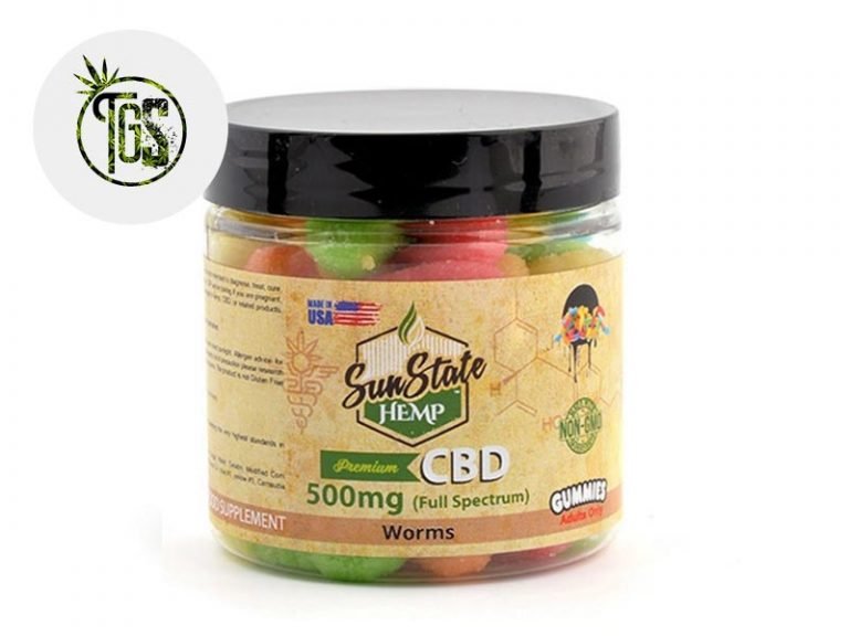 Bonbons CBD Bonbons Vers Acidulés CBD Sunstate