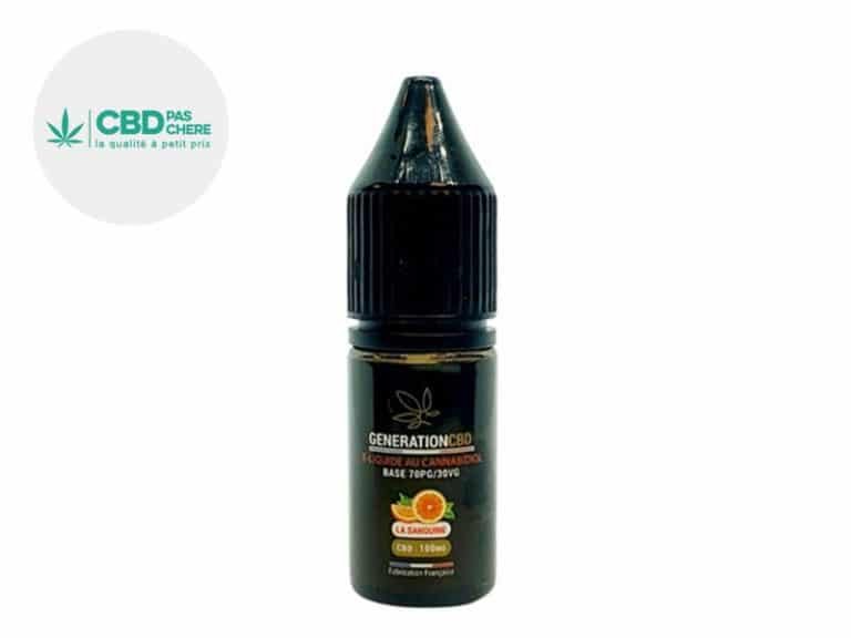 E-liquide CBD E-liquide Orange Sanguine CBD (100mg) GenerationCBD
