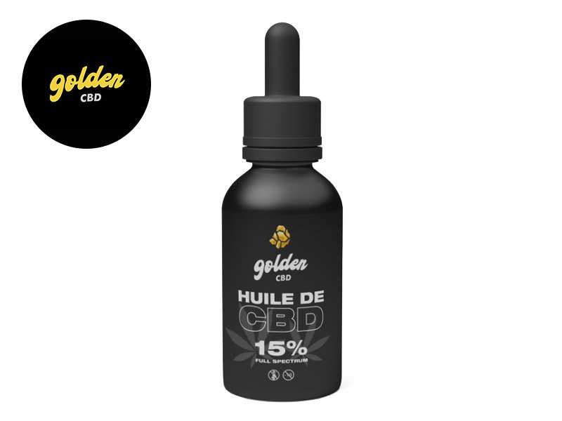 Huile CBD Huile CBD 15% bio Golden CBD